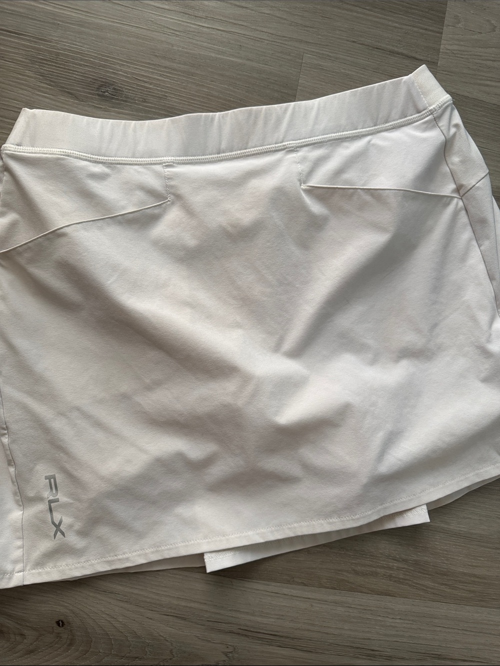 Ralph Lauren White Athletic Skort with Built-In Shorts